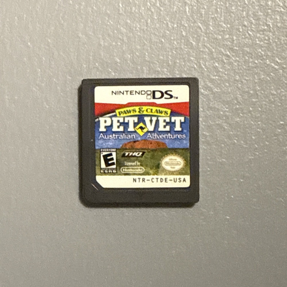 Paws & Claws Vet Australian Adventures Nintendo DS Tested